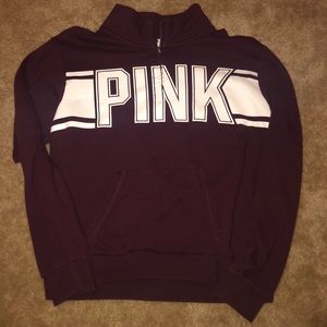 Maroon Half Zip VS/Pink Sweater